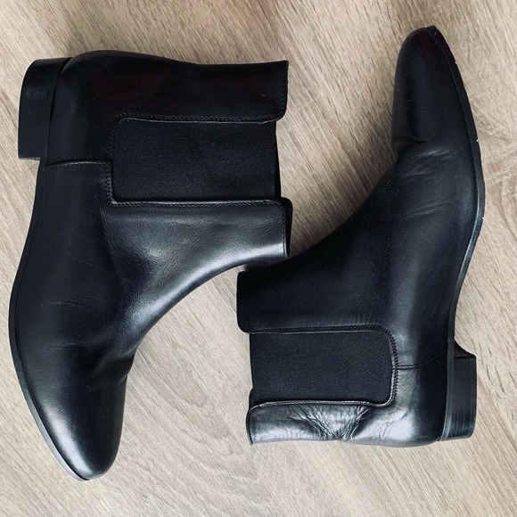 J.CREW Shoes - J.Crew Black Leather Chelsea Ankle Boots